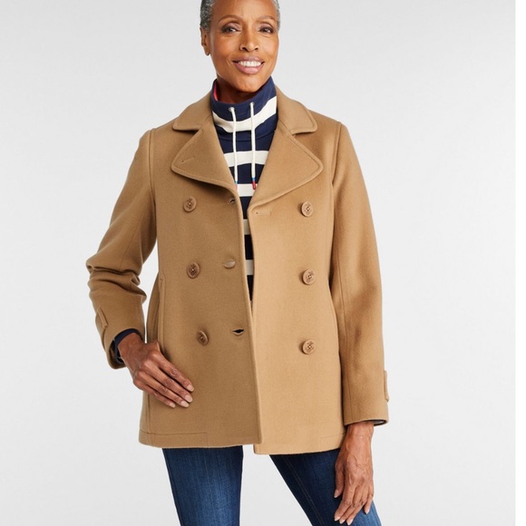 Lands' End Jackets & Coats Lands End Double Breast Peacoat 2 Poshmark